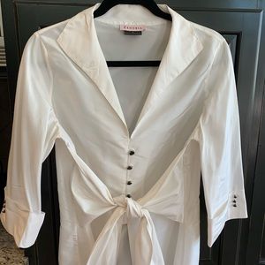 Taffeta silk blouse